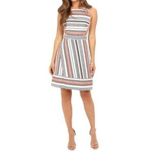 Kate Spade Womens NWT Flights of Fancy Ribbon Jacquard Lined A-Line Dress